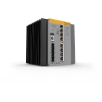 Allied Telesis AT IE300-12GP - Switch - L3 - gestito - 8 x 10/100/1000 (PoE+) + 4 x Gigabit SFP - montabile su rail DIN, montaggio a parete - PoE+ (240 W) - alimentazione CC
